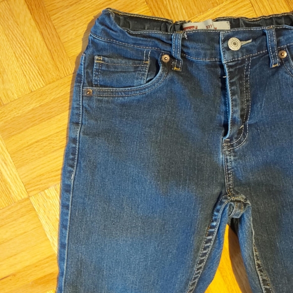 Levi 511 Slim Girls 12 REG Performance Dark Blue Jeans - Picture 3 of 8